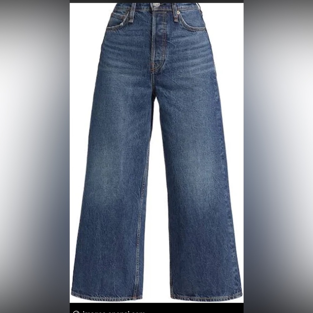 Rag & Bone Maya High Rise Shorty Wide Leg - Picture 2 of 13